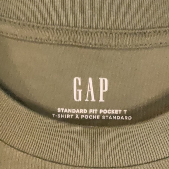 GAP - Organic Cotton Pocket Tee Shirt in Desert Cactus - Picture 3 of 6